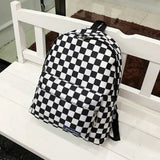 Canvas and Plaid Backpack Large-capacity Multi-function Outdoor
