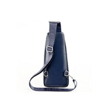 Men's PU Leather Chest Bags Waterproof Sling Cross Body Bags Shoulder BagsXY179