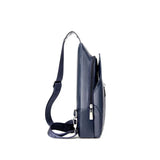 Men's PU Leather Chest Bags Waterproof Sling Cross Body Bags Shoulder BagsXY179