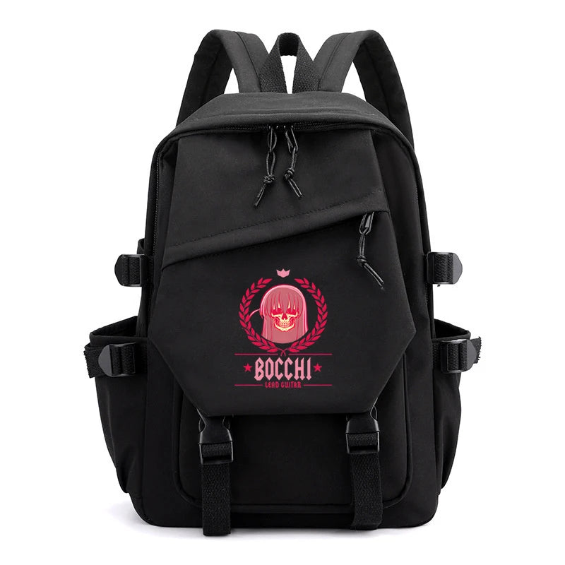anime laptop backpacks Bocchi The Rock Anime Backpacks Casual School Bags Harajuku Large Capacity – BAG ZONE