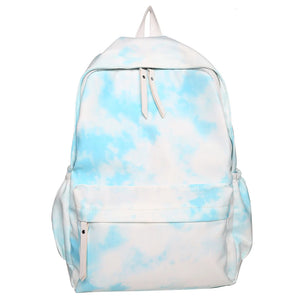 Large Capacity Teenage Girls Unisex Backpack Nylon Schoolbags for Outdoor Travel