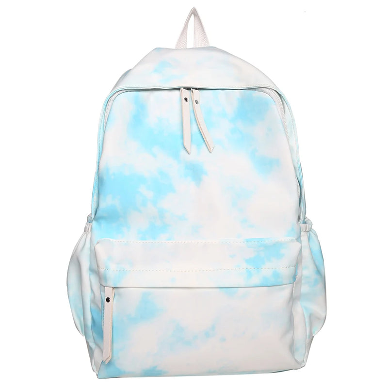 Large Capacity Teenage Girls Unisex Backpack Nylon Schoolbags for Outdoor Travel