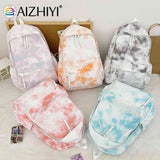Large Capacity Teenage Girls Unisex Backpack Nylon Schoolbags for Outdoor Travel