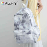 Large Capacity Teenage Girls Unisex Backpack Nylon Schoolbags for Outdoor Travel
