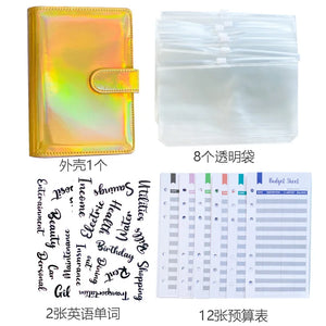 Budget Notebook and Cash Organizer Wallet A6 PU Long Purses