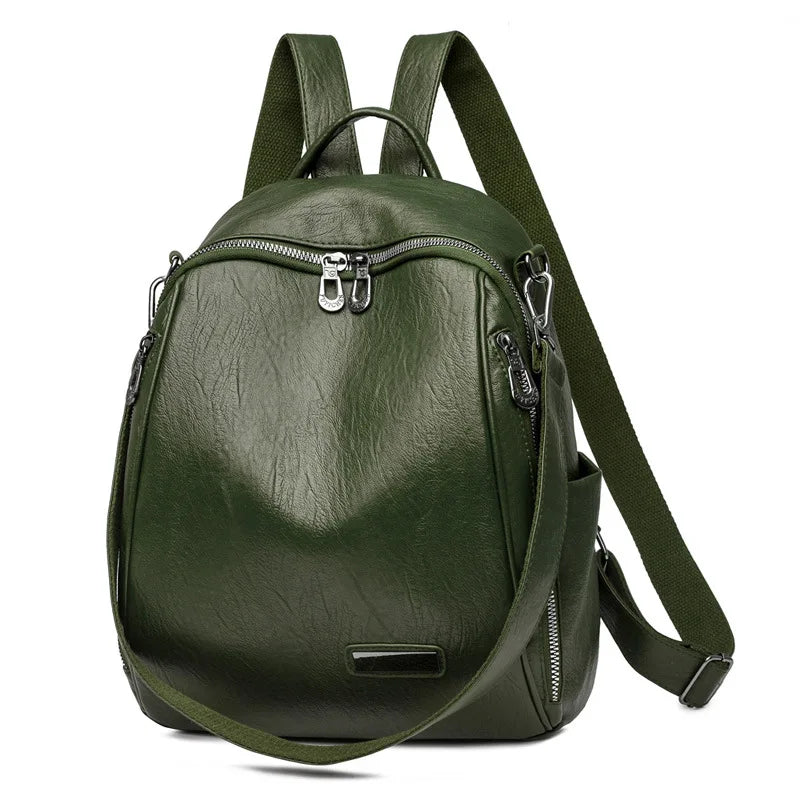 Women Schoolbag 3 In 1 Backpack Shoulder Bag Preppy Style Travel Rucksack