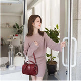 Bow Woman Summer Messenger Shoulder Crossbody Bag