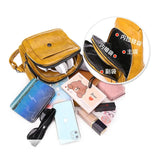 Bow Women Backpack Pu Leather Schoolbags Backpacks Multifunction