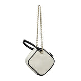 Canvas Shoulder Bag Chains Crossbody Small Female Purse