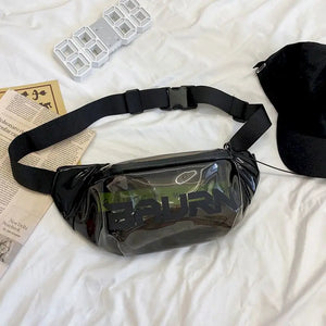 Transparent Waist Bag Shoulder Messenger Bag Tide Backpack