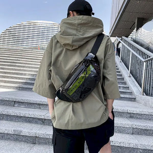 Transparent Waist Bag Shoulder Messenger Bag Tide Backpack