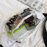 Transparent Waist Bag Shoulder Messenger Bag Tide Backpack