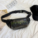 Transparent Waist Bag Shoulder Messenger Bag Tide Backpack
