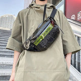 Transparent Waist Bag Shoulder Messenger Bag Tide Backpack