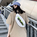 Transparent Waist Bag Shoulder Messenger Bag Tide Backpack