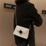 Women's Shoulder Bag Large Capacity Messenger Bag Chain Small Square Bag