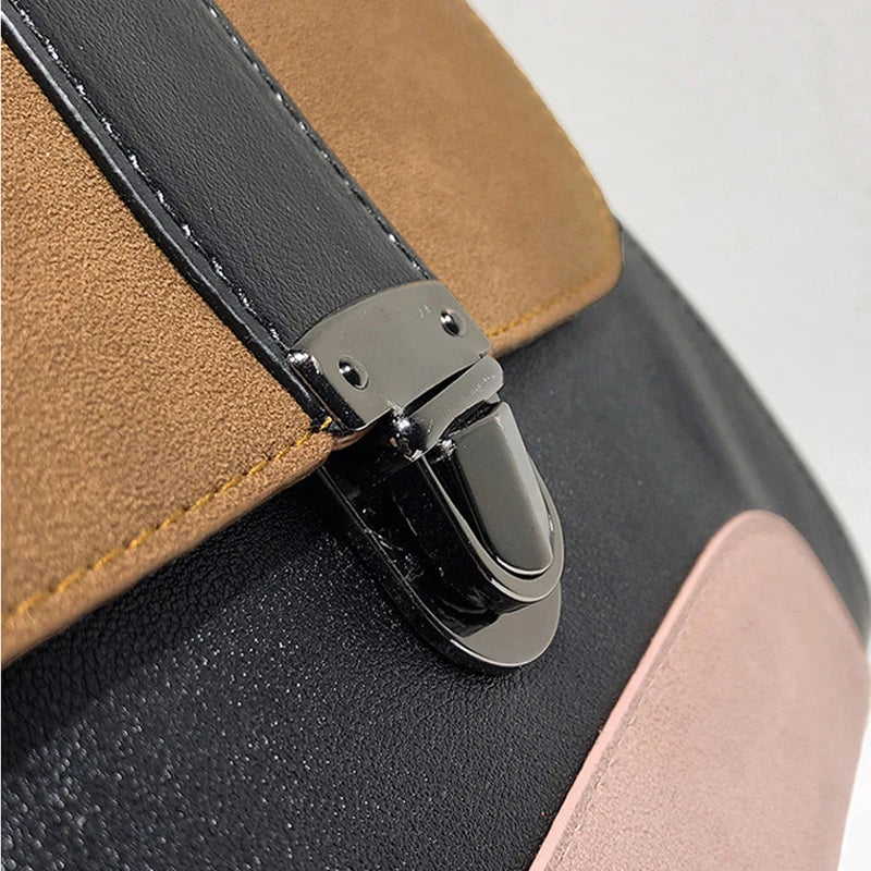 Vintage Top-Handle Bag Women Shoulder Bag Casual Hasp Handbag