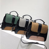 Vintage Top-Handle Bag Women Shoulder Bag Casual Hasp Handbag