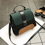 Vintage Top-Handle Bag Women Shoulder Bag Casual Hasp Handbag