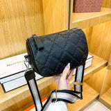 Vintage Leather Sling Handbag Women's Casual Messenger Shoulder Bag