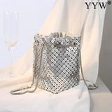 Blingbling Bucket Bag Women Clutch Handbag