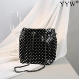 Blingbling Bucket Bag Women Clutch Handbag