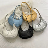 Women Shoulder Bag Small Handbags Underarm Bags Solid Pu Leather