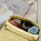 Women's Green Cross-Body Bag High-Quality Single-Shoulder Bag