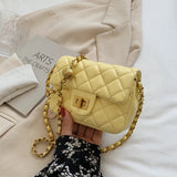 Women's Green Cross-Body Bag High-Quality Single-Shoulder Bag