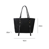 Large Capacity Tote Bags Nylon Canvas Ladies Shoulder Bags