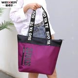 Women's Waterproof Nylon Shoulder Bag Large Capacity Tote