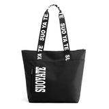Women's Waterproof Nylon Shoulder Bag Large Capacity Tote