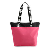 Women's Waterproof Nylon Shoulder Bag Large Capacity Tote