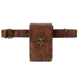 Women's Lightweight Leather Crossbody Bag - Flap Handbag Purse