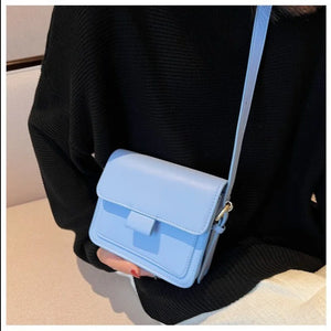 Small Crossbody Bag Lightweight PU Leather Messenger Handbag Purse