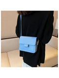 Small Crossbody Bag Lightweight PU Leather Messenger Handbag Purse