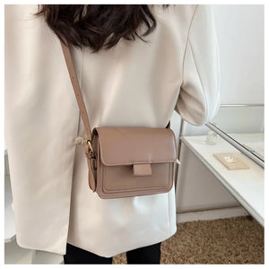 Small Crossbody Bag Lightweight PU Leather Messenger Handbag Purse