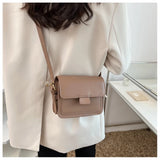 Small Crossbody Bag Lightweight PU Leather Messenger Handbag Purse