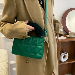 Women's Small Crossbody Bag Lightweight PU Leather Messenger Handbag Purse