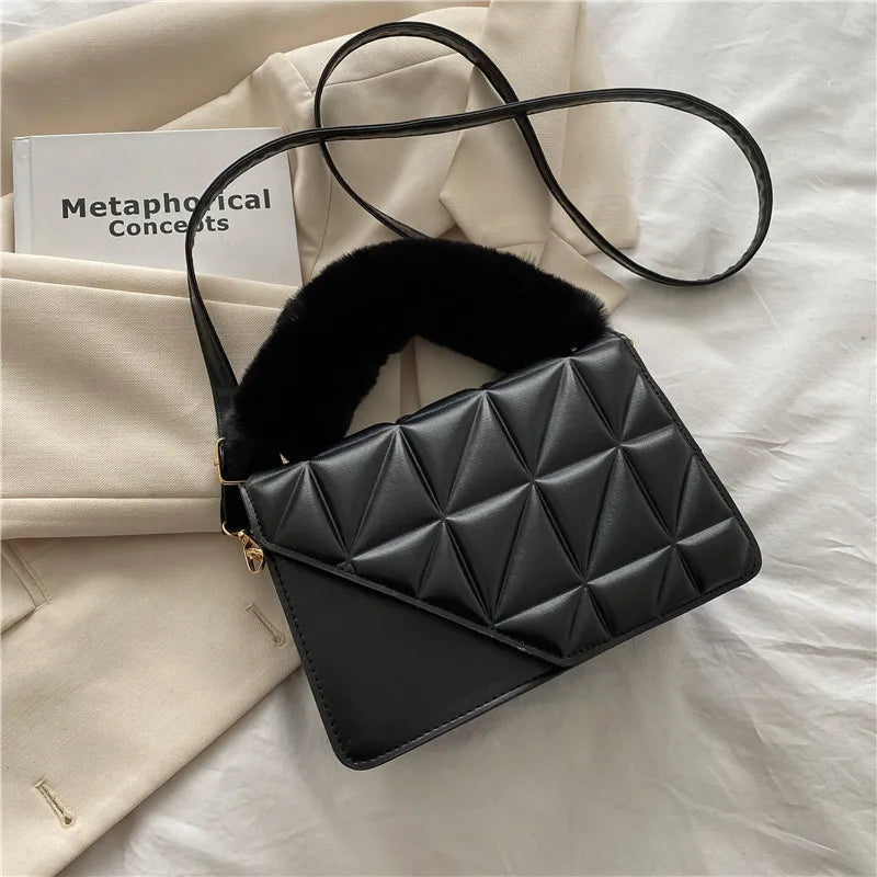 Women's Small Crossbody Bag Lightweight PU Leather Messenger Handbag Purse