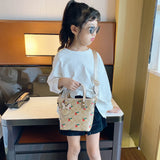 Women's Handbag Cartoon Girl Crossbody Bag Casual Summer Tote Bag
