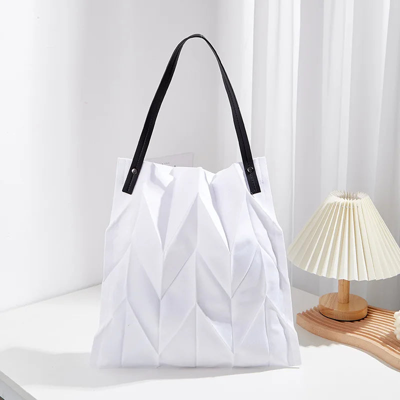Large Tote Bag Women Handbags Canvas Shoulder Bags Girl Folding Bag