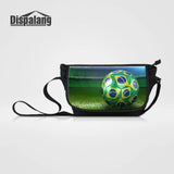 Brazil Soccer Print Women Messenger Bag Canvas Shoulder Handbag