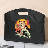 Japan Cat Print Laptop Case Sleeve Briefcase Business Conference Bag