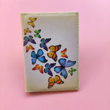 Butterfly Women Passport Cover Travel Holder