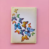 Butterfly Women Passport Cover Travel Holder