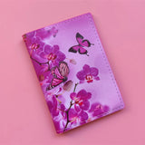 Butterfly Women Passport Cover Travel Passport Ticket Holder