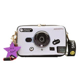 Camera Shape Print Shoulder Bag for Girls Ladies Clutch HandBags