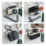 Camera Shape Shoulder Bag Handbag Messenger Cross Body Bag for Women Girls