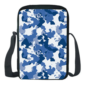Camouflage Shoulder Bag Teenager Messenger Crossbody Bookbag School Mochila